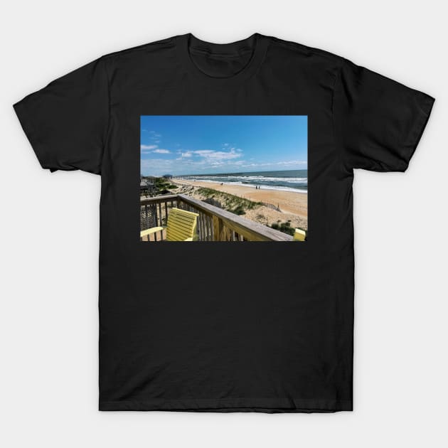 Outer Banks Beach View T-Shirt by offdutyplaces